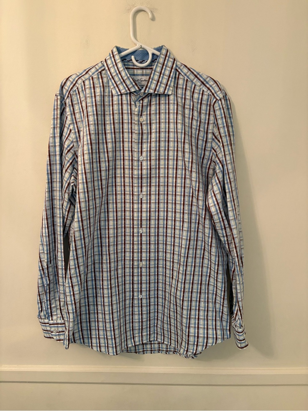 Robert Graham Dress Shirt Size Large 16.5 42 -100% Cotton / Pre-Owned Never Worn